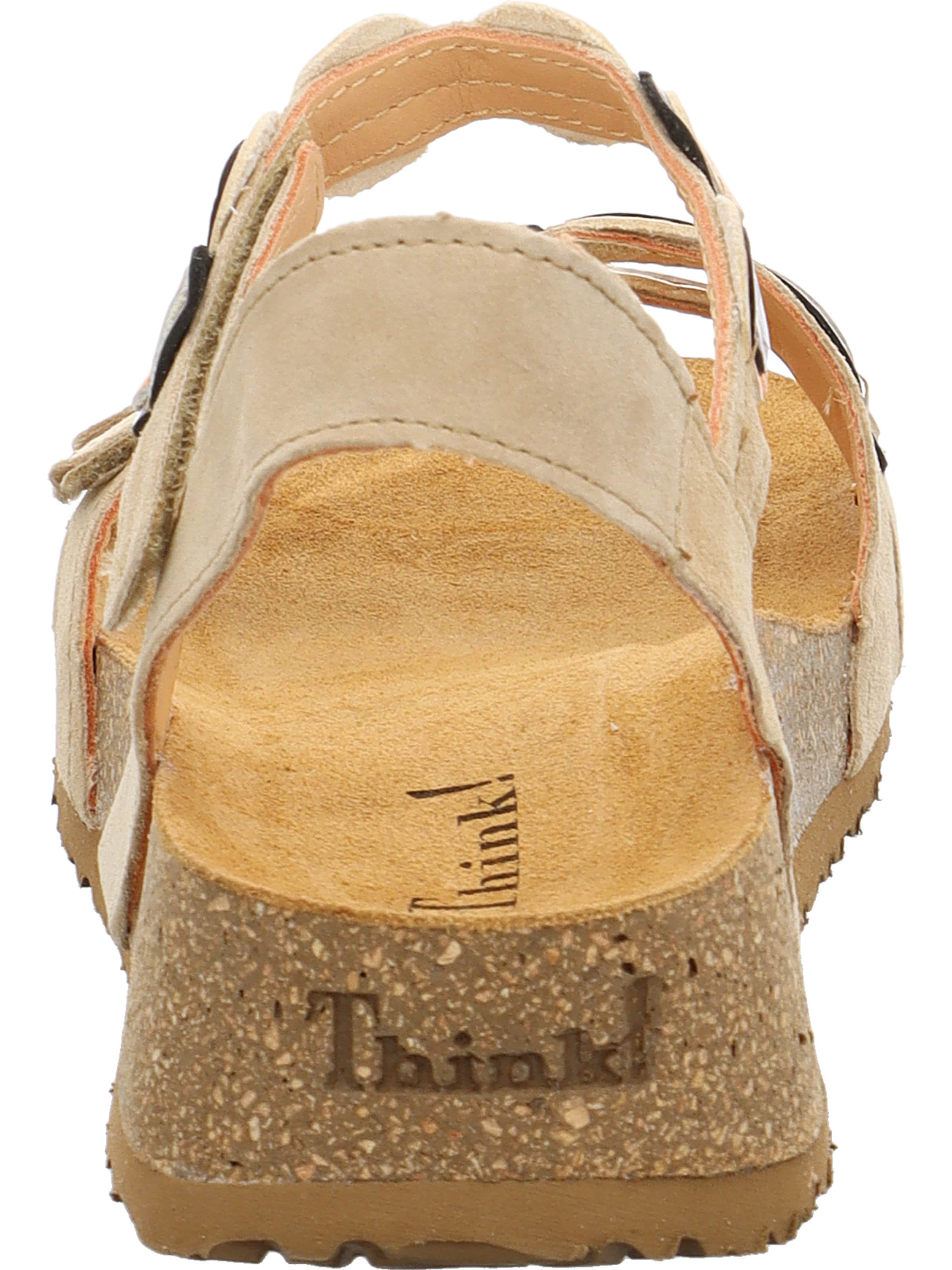THINK! Strap Sandals 'KOAK DAMEN' in Beige