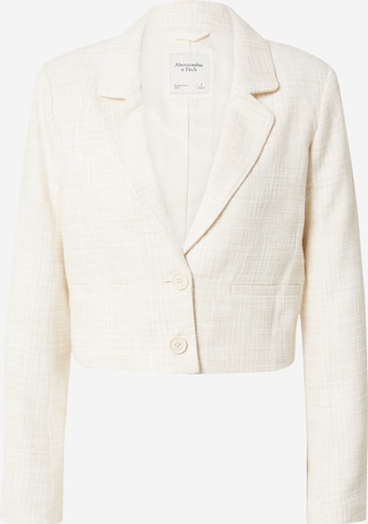 Blazer Abercrombie & Fitch en beige : devant