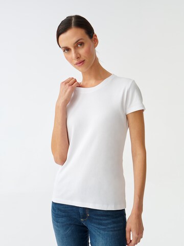 TATUUM Majica 'KIRI' | bela barva: sprednja stran