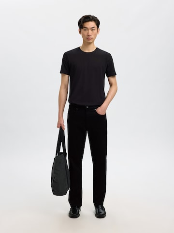 SELECTED Regular Jeans 'SLH196-BEN' in Black
