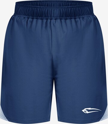 Smilodox Regular Sportshorts 'Maison' in Blau: predná strana