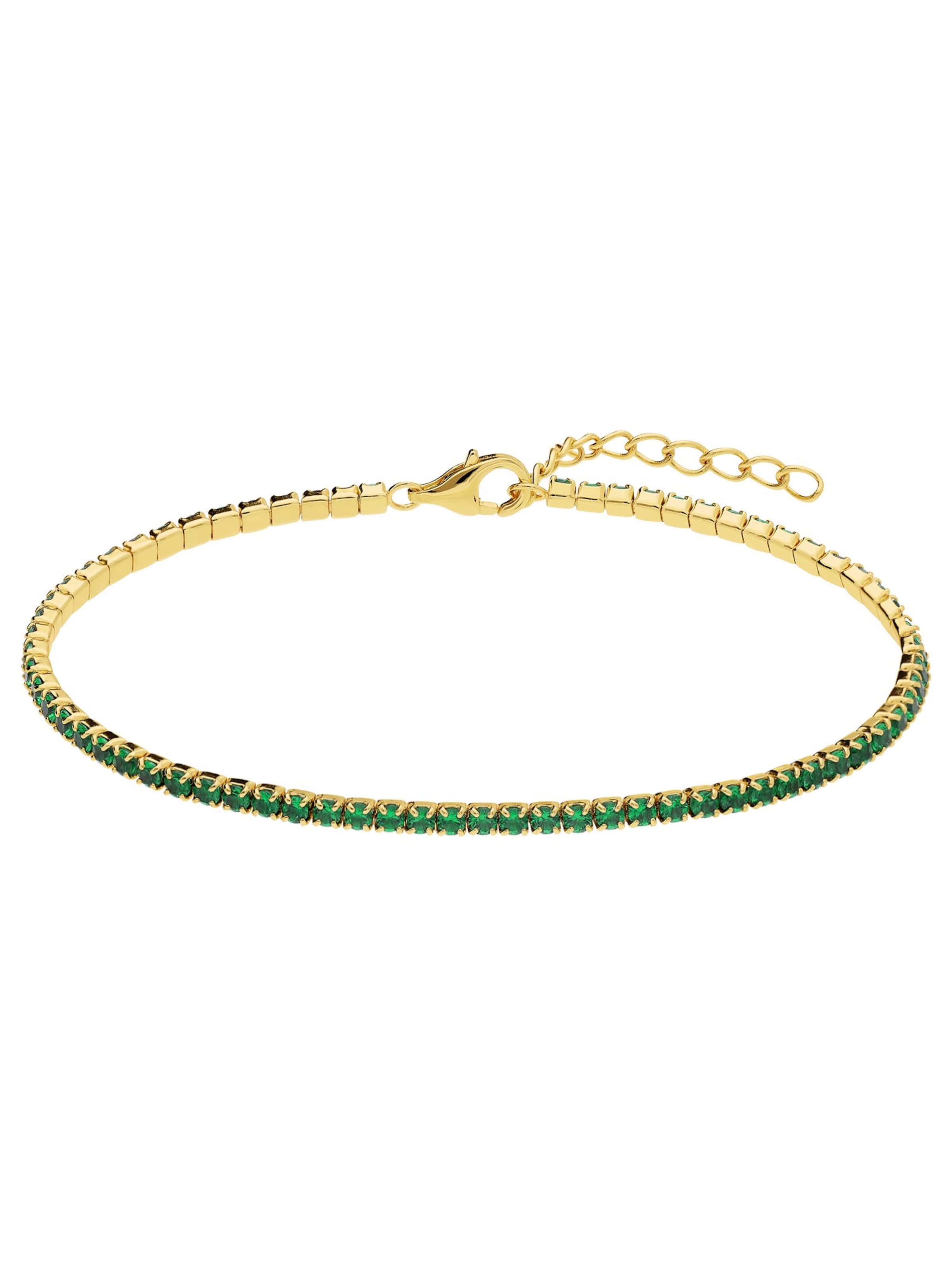 Lucardi Armband 'Klassisch' in Gold: Vorderseite