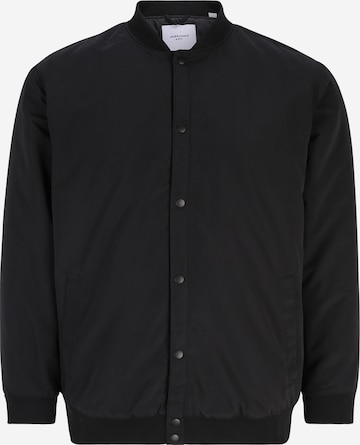 Jack & Jones Plus Between-Season Jacket 'WARRIOR' in Black: front