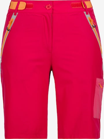 Ulla Popken Athletic Pants in Red: front