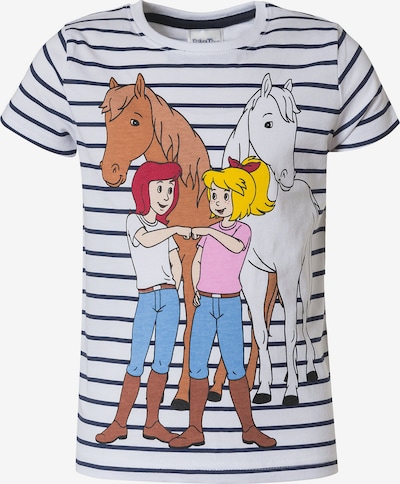 Bibi und Tina Shirt in mischfarben / weiß, Produktansicht