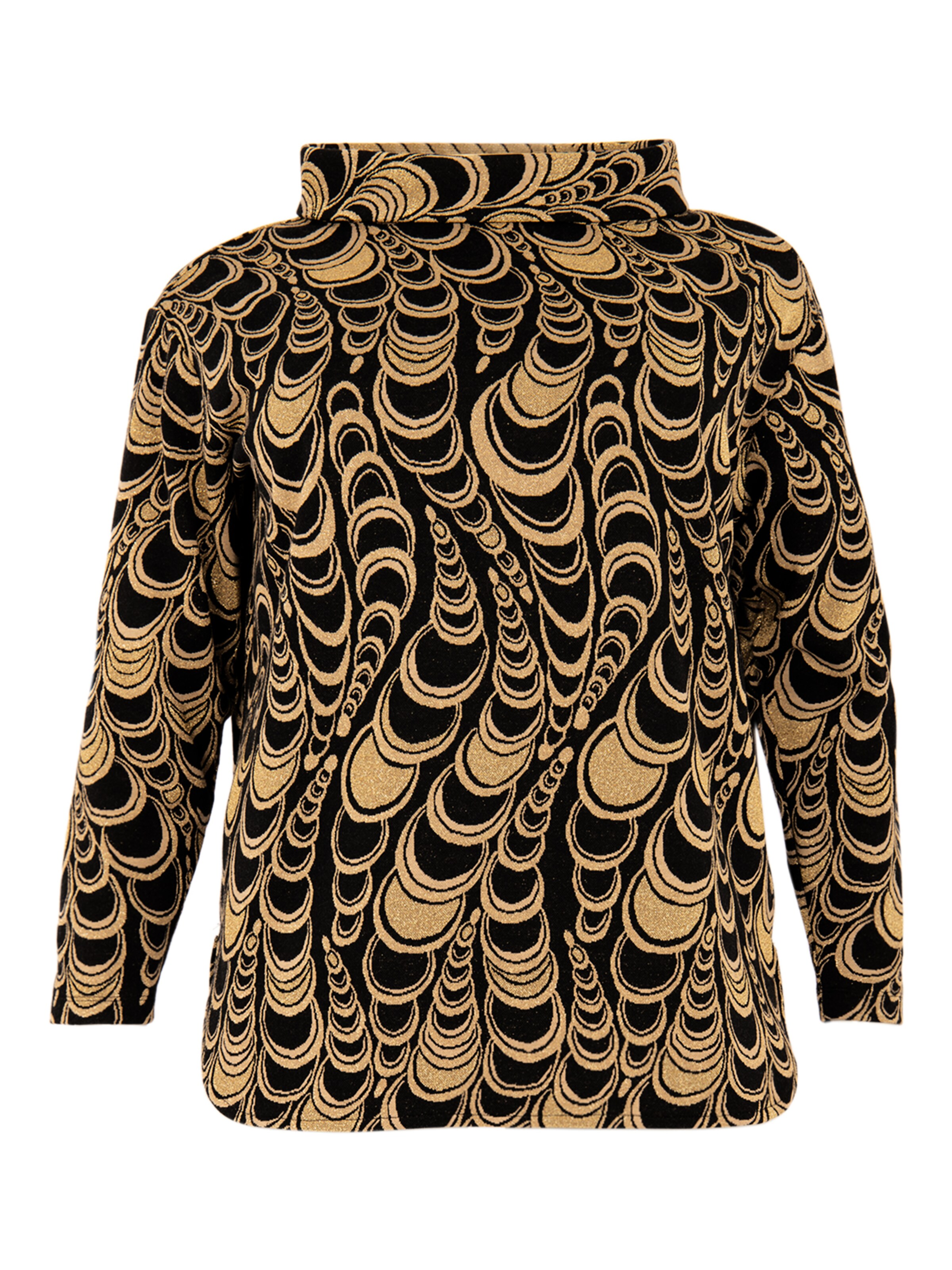 YOEK Tunic in Brown: front