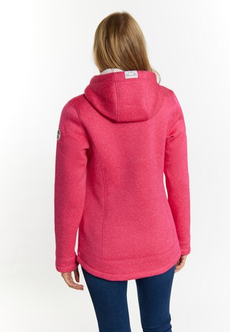 Schmuddelwedda Fleece jas in Roze