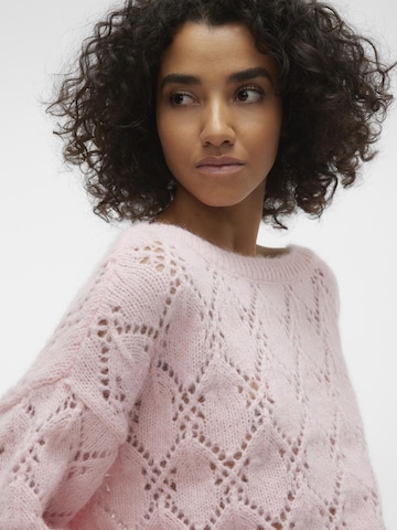 VERO MODA Pullover 'STAR' i pink