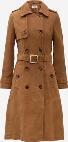 RICANO Mantel 'Gloria' in Braun: Vorderseite