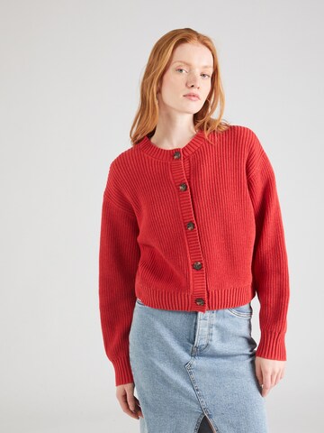 LEVI'S ® Knit Cardigan 'Cat Cardigan' in Red: front