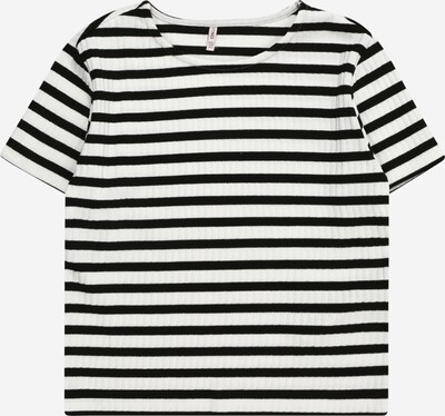 KIDS ONLY Shirt 'NELLA' in de kleur Zwart / Wit, Productweergave