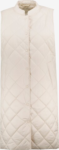 Ulla Popken Vest in Beige: front