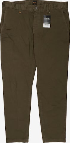 BOSS Orange Stoffhose 38 in Grün: Vorderseite