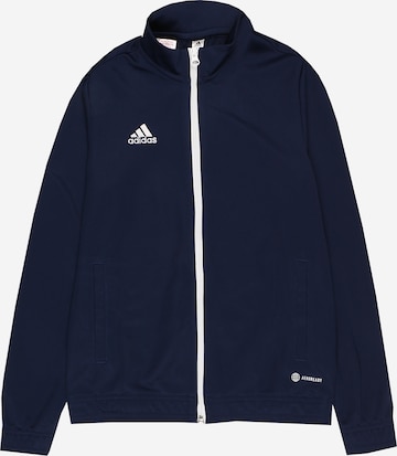 ADIDAS PERFORMANCE Athletic Jacket 'Entrada 22' in Blue: front