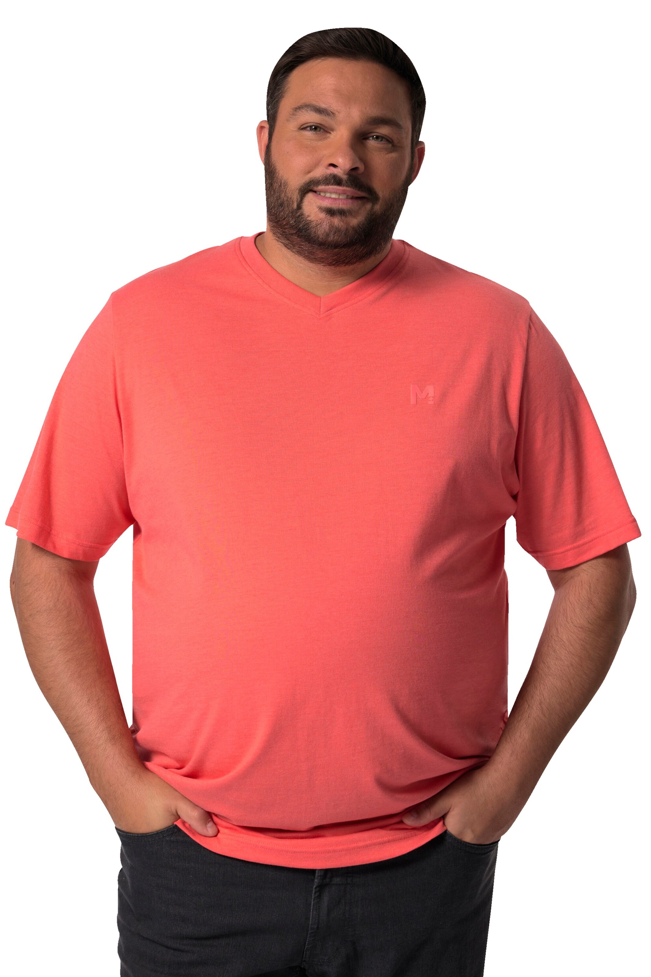 Men Plus Shirt in Blue: front