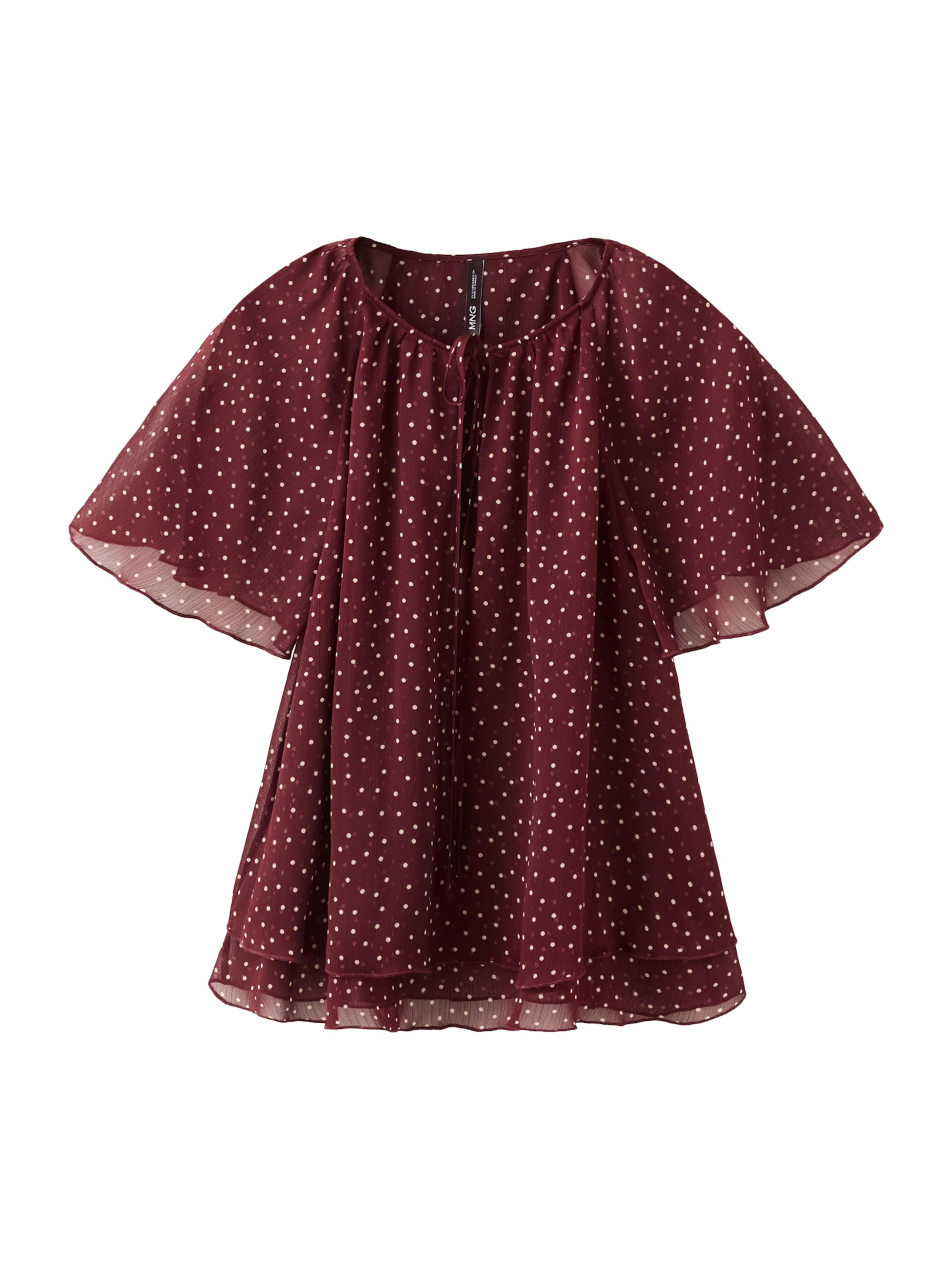 MANGO Bluza 'LURDI' | rdeča barva: sprednja stran