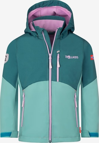 TROLLKIDS Outdoorjacke in Grün: Vorderseite
