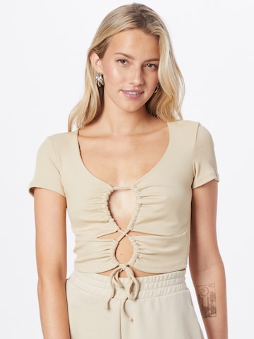 Tally Weijl - Camiseta en beige: frente