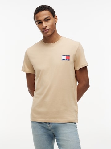Tommy Jeans Футболка в Бежевый: спереди