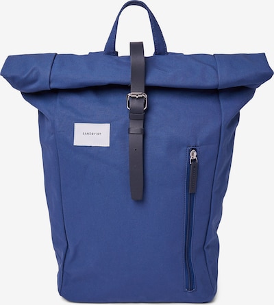 SANDQVIST Sac à dos 'DANTE' en bleu roi / noir, Vue avec produit