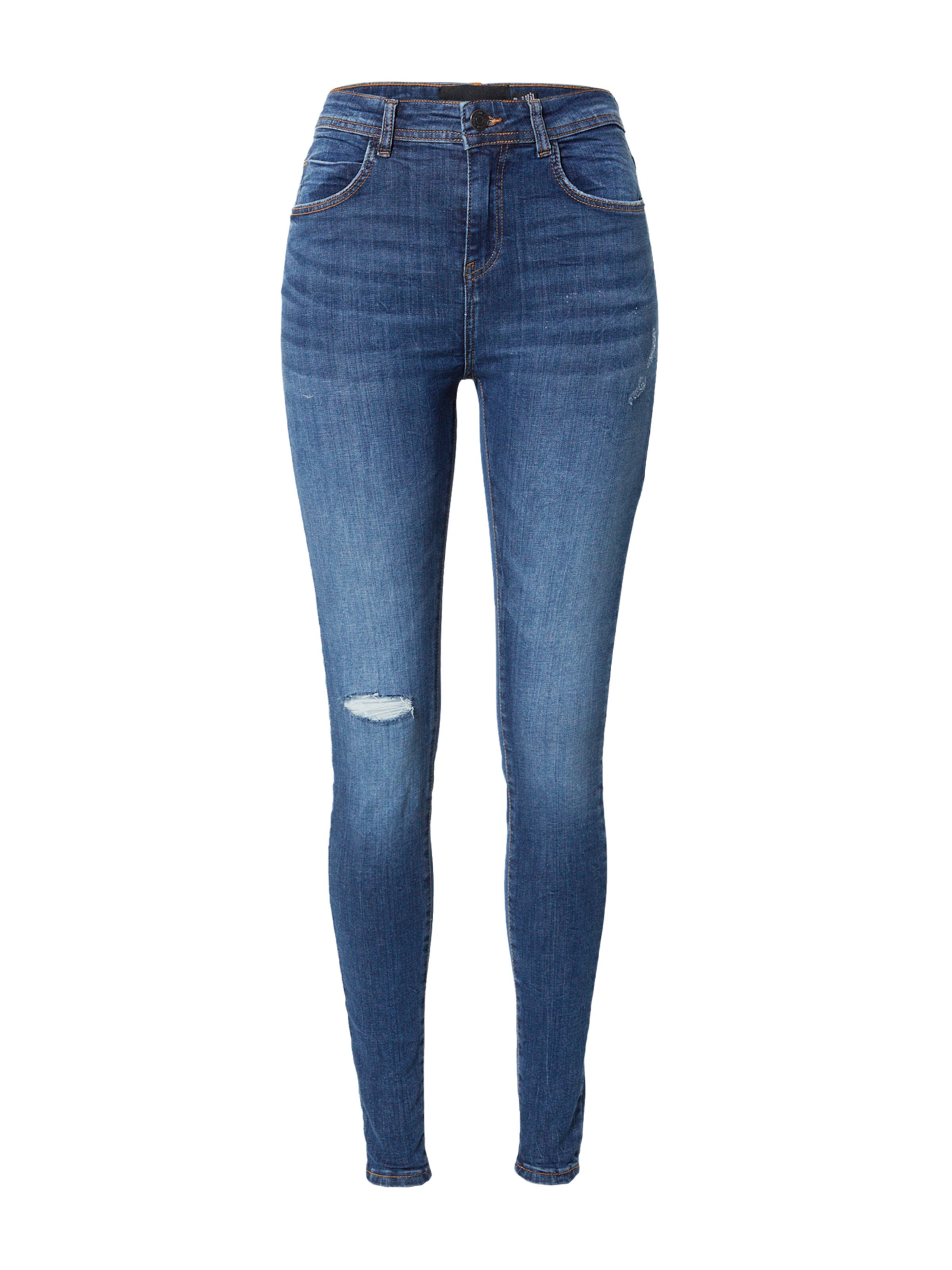 PIECES - Skinny Vaquero 'KATE' en azul: frente