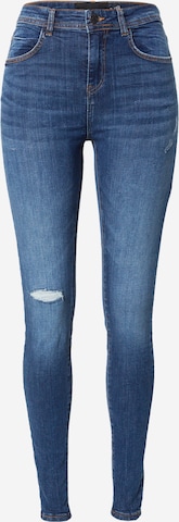 Skinny Jean 'KATE' PIECES en bleu : devant