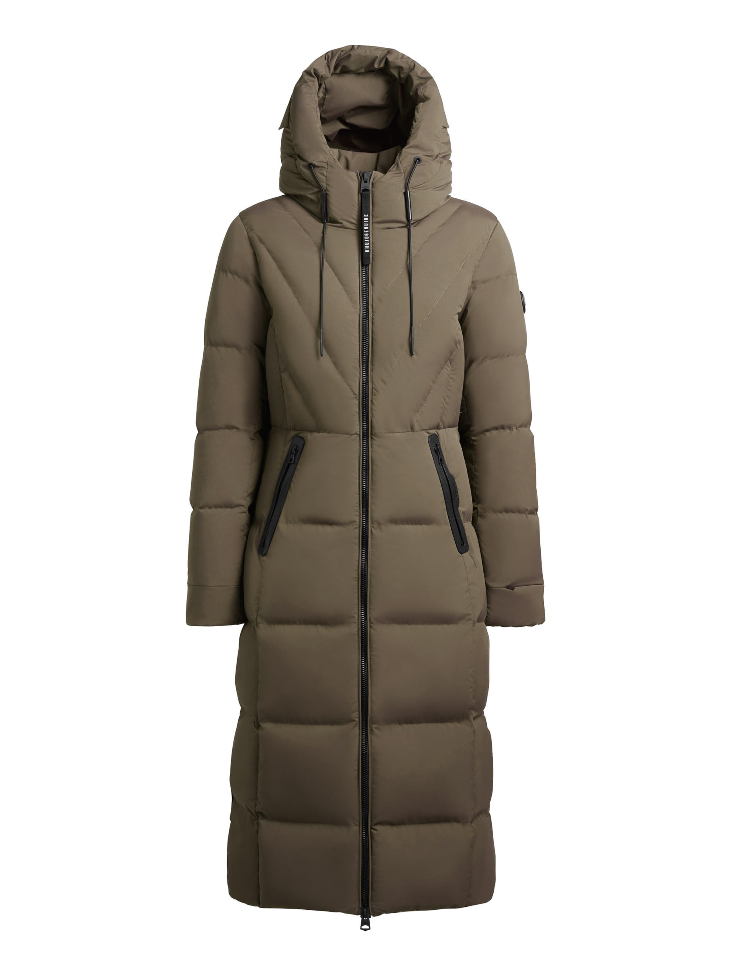 khujo Zimní kabát 'Soria' – zelená: přední strana