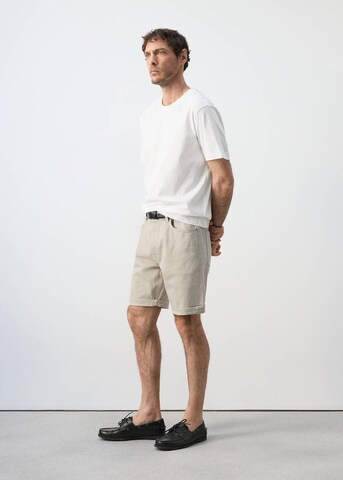 MANGO MAN Slim fit Pants in Beige