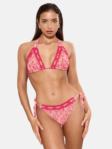 Lipsy Háromszög Bikini - rózsaszín: elől