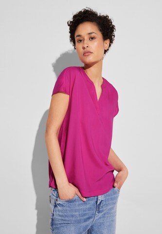 STREET ONE Blouse in Pink: front