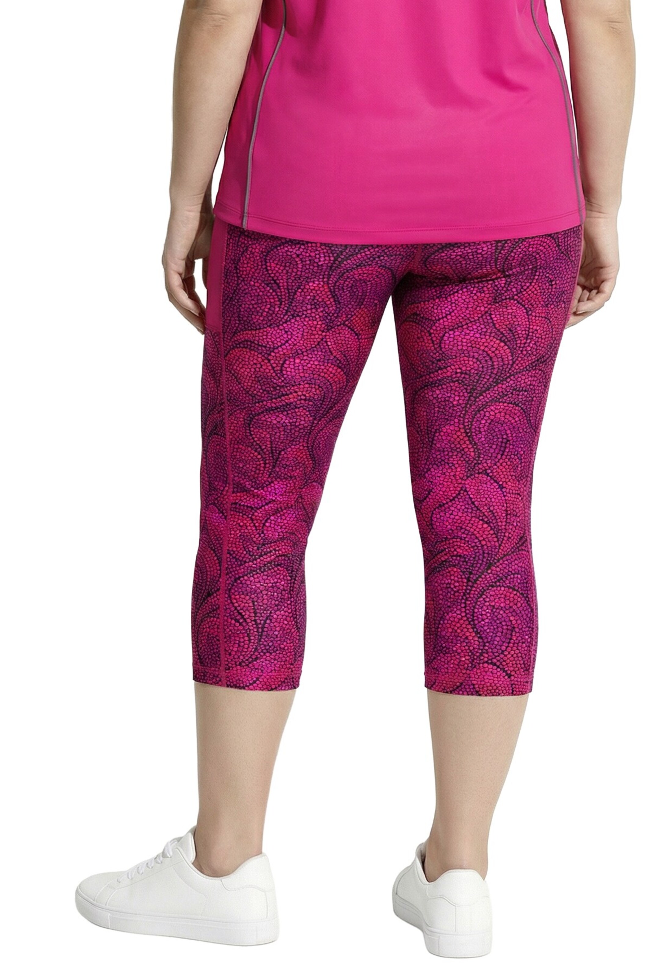 Ulla Popken Skinny Leggings in Pink