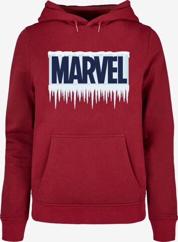 ABSOLUTE CULT Sweatshirt 'Marvel - Icicle' in Red: front