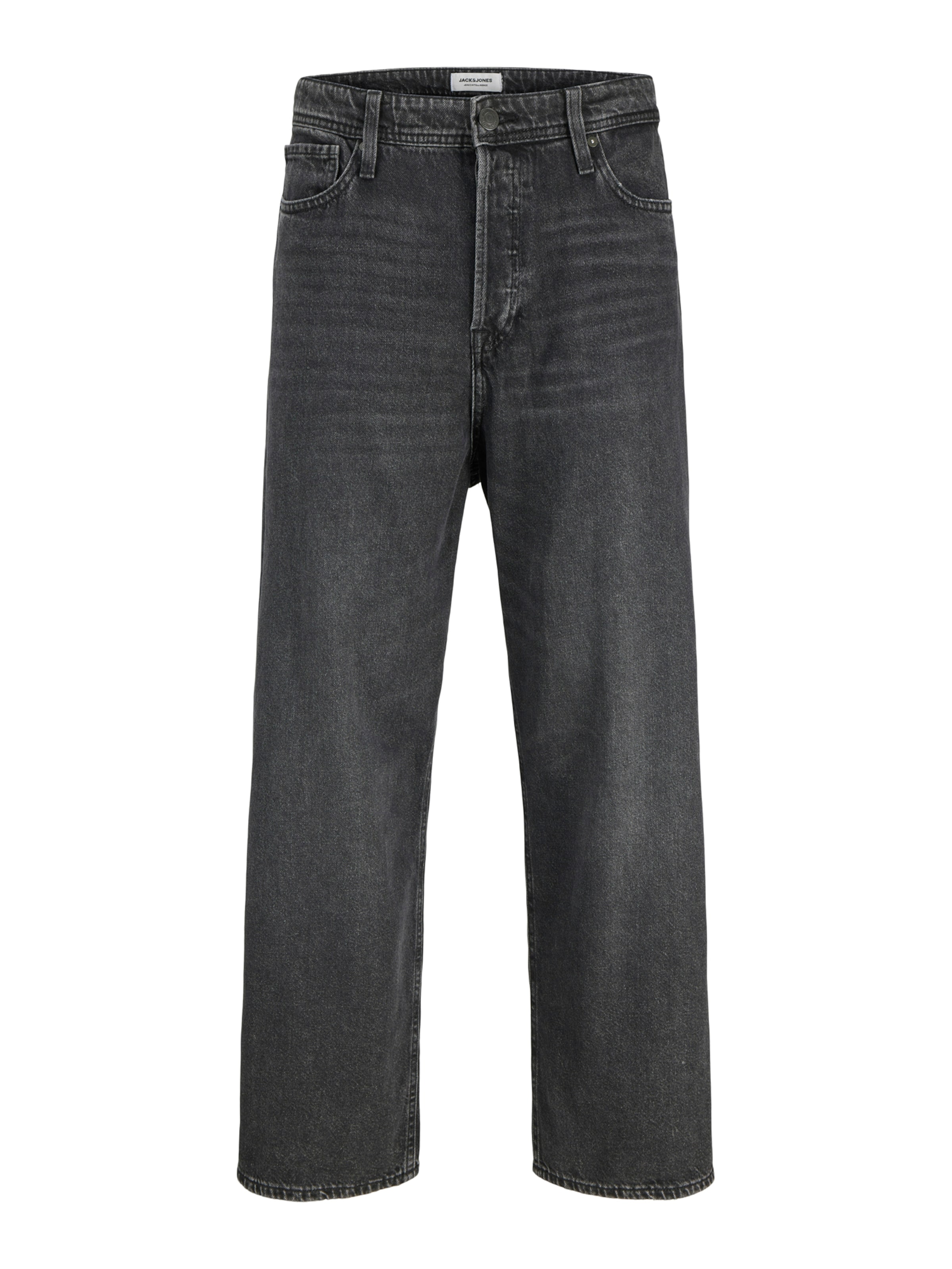 JACK & JONES Baggy Jeans 'JJIron Original' in Black: front