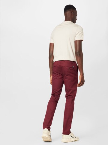 raudona SCOTCH & SODA Prigludęs „Chino“ stiliaus kelnės