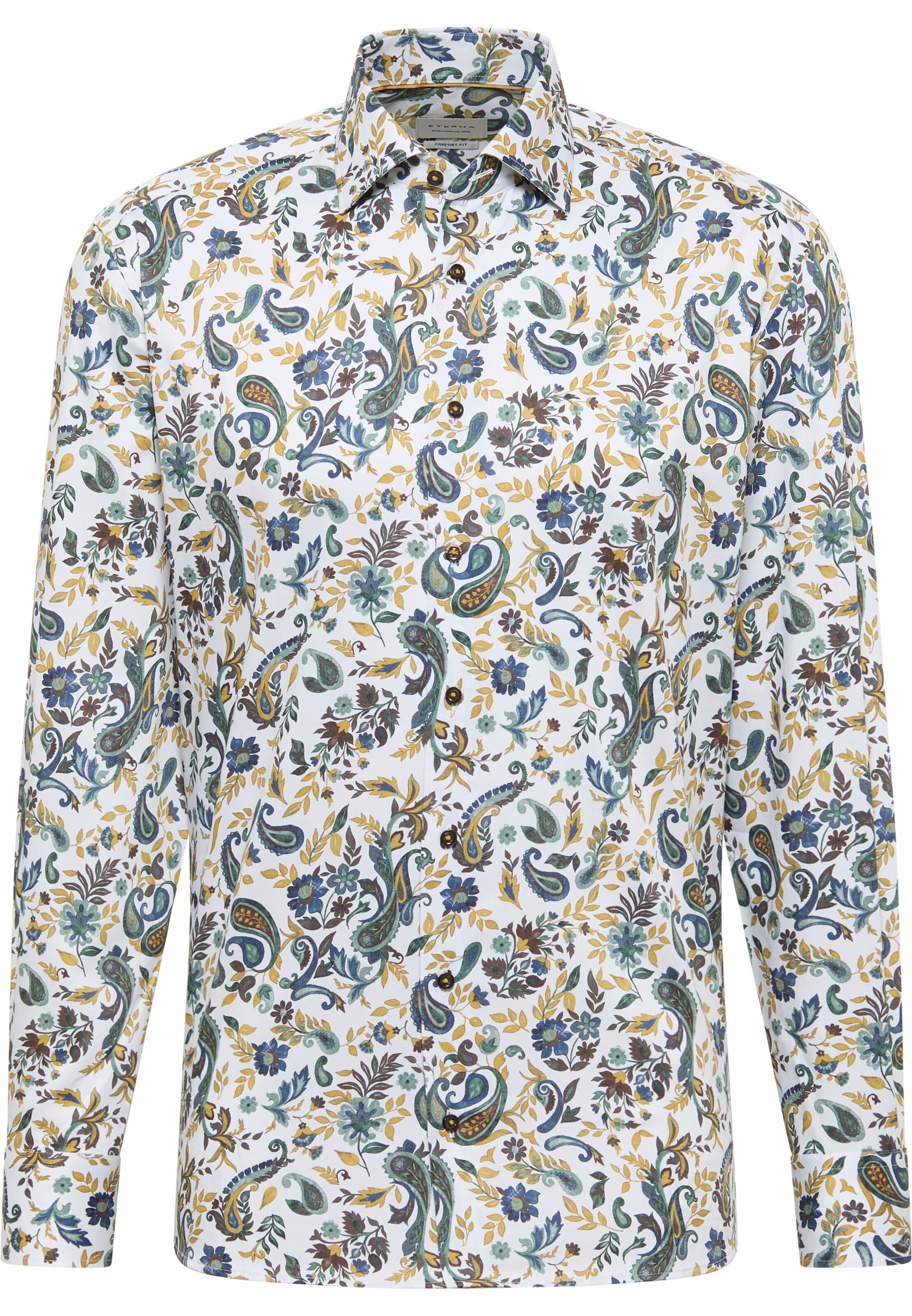 ETERNA Comfort Fit Businesshemd in Gelb: Vorderseite