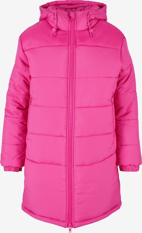 Urban Classics Winter Jacket in Pink: front