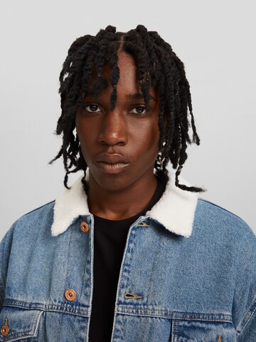 Bershka Between-Season Jacket in Blue