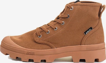 AIGLEVisoke tenisice ' TENERE CVS UNISEX ' - smeđa boja: prednji dio