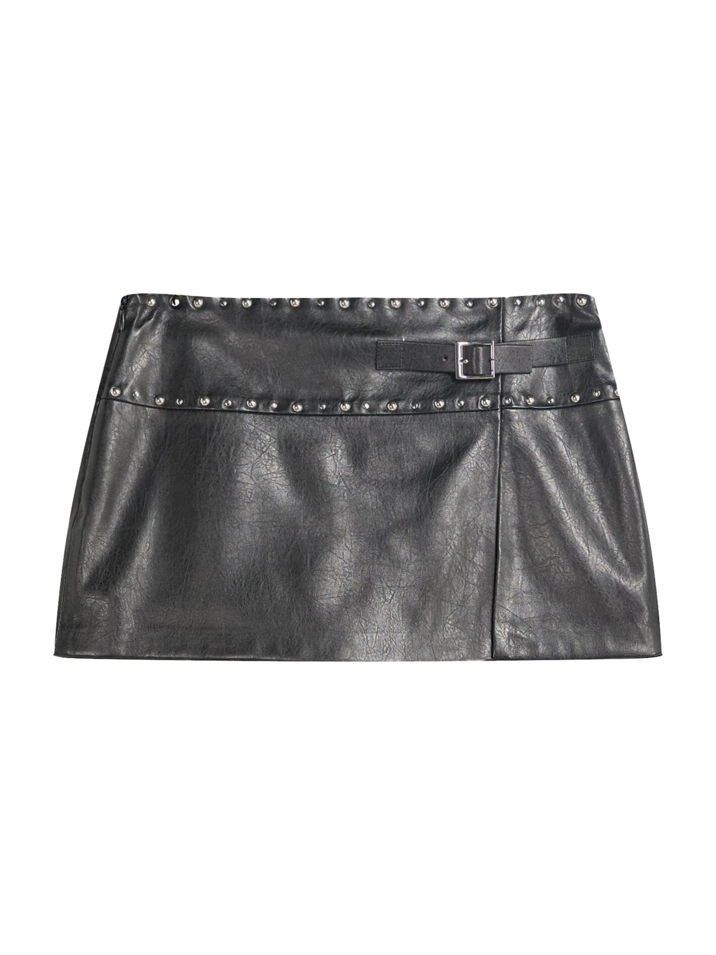 Bershka Spódnica w kolorze czarny: przód