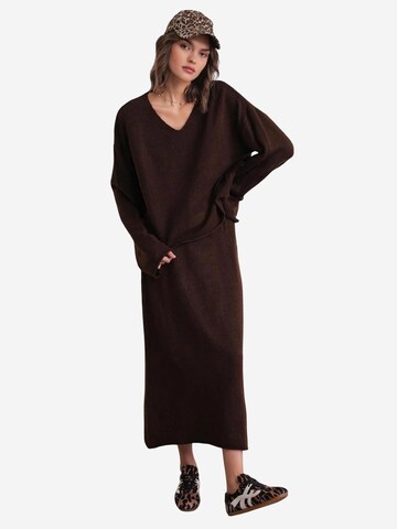 Tenue d'intérieur 'Strick-Koordinaten' MixRay en marron