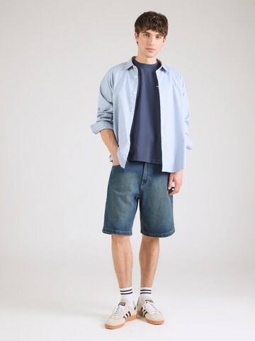 Abercrombie & Fitch Majica 'CITIES' | modra barva