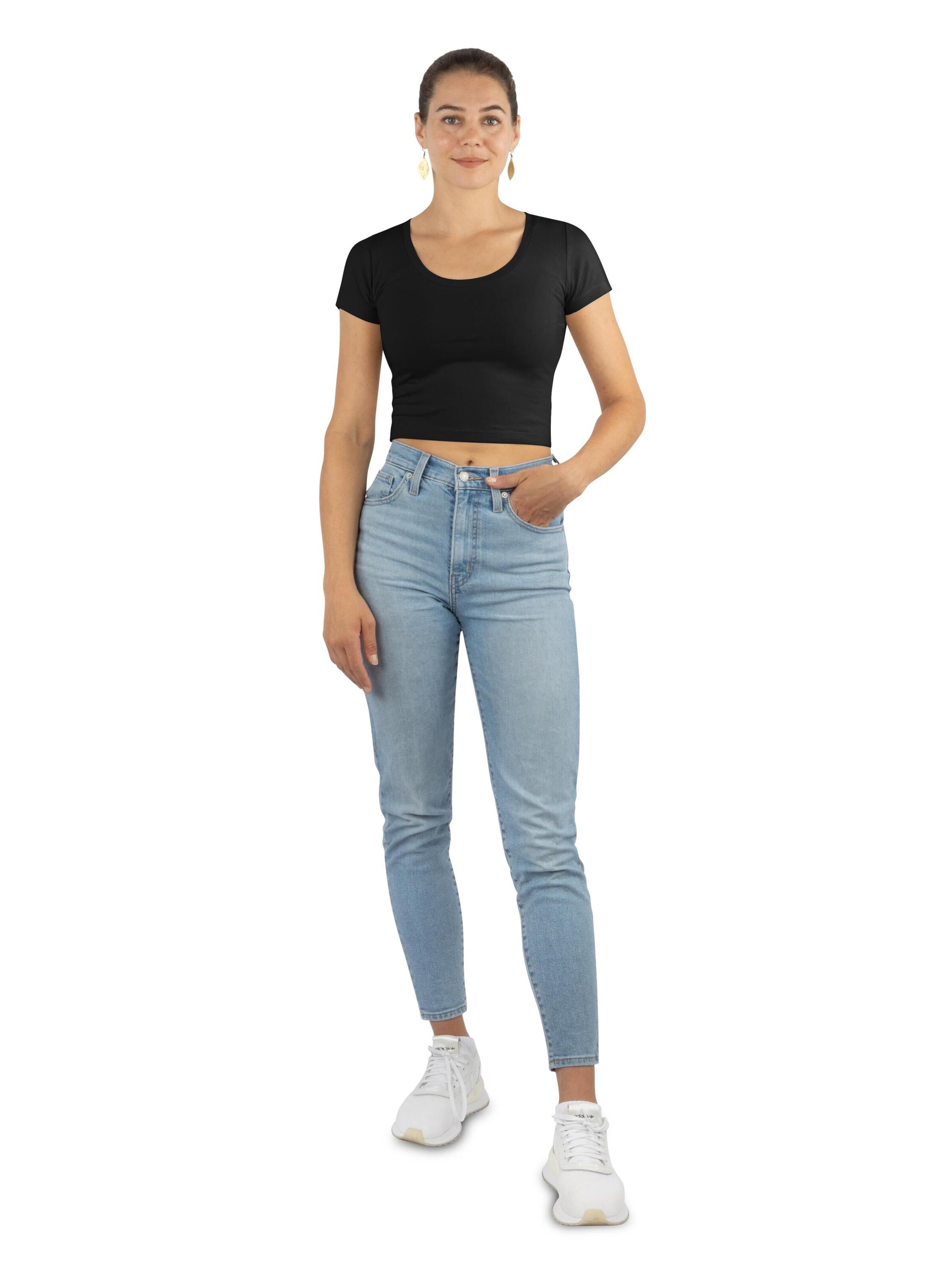 Janice Shirt 'Nantes' in Zwart