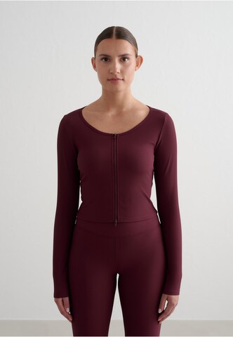 Aim'n Strickjacke in Rot: Vorderseite