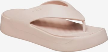Crocs Sandaal 'Getaway Platform Flip – Sandalen zum Hineinschlüpfen' in Roze: voorkant