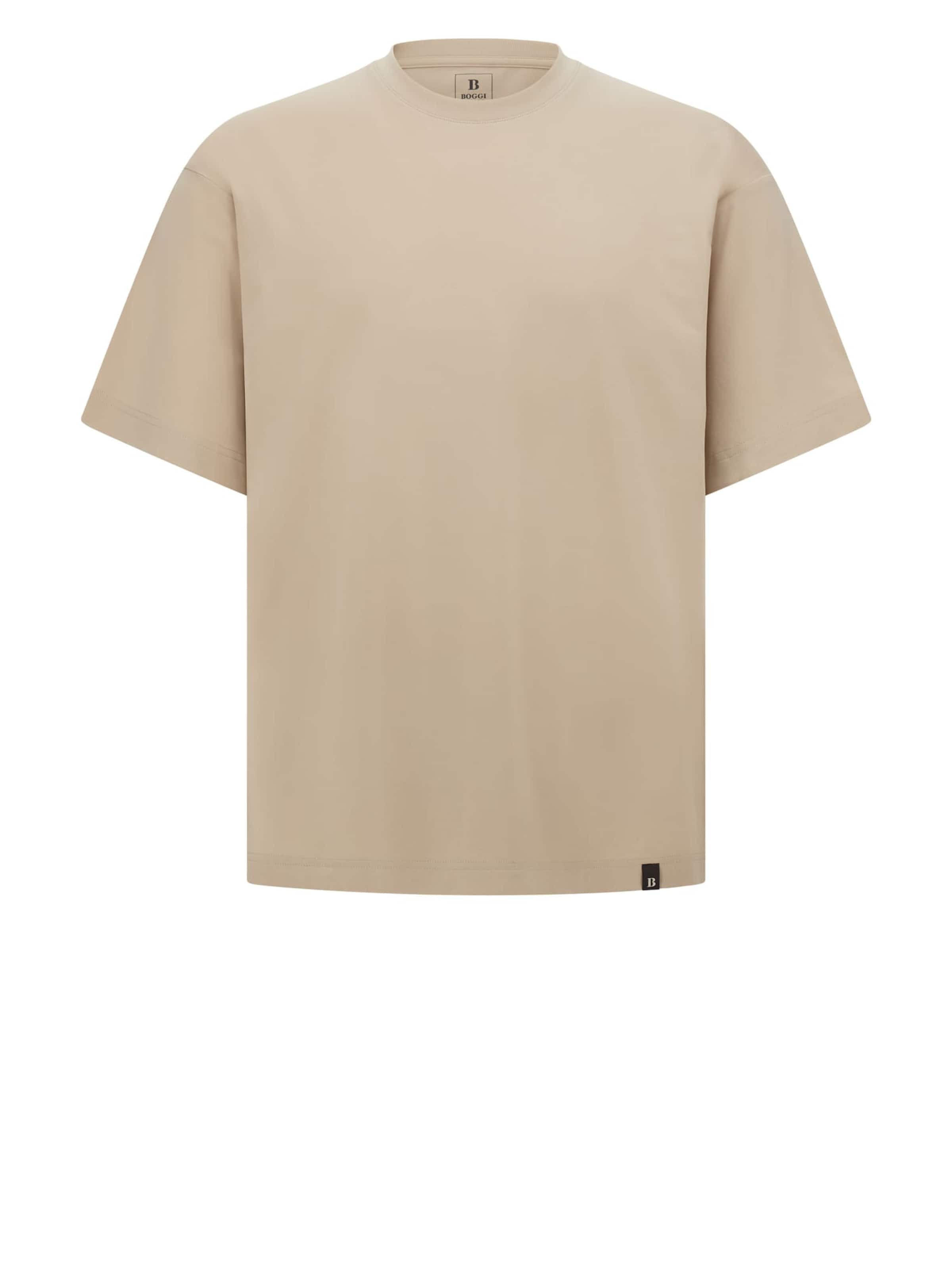 Maglietta 'B Tech' di Boggi Milano in beige: frontale
