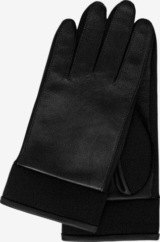 KESSLER Full Finger Gloves 'LEIF' in Black: front