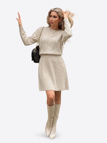 Abito in maglia di Imily Bela in beige