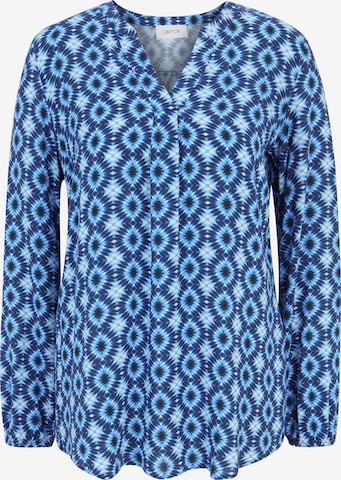 Cartoon Blouse in Blue: front