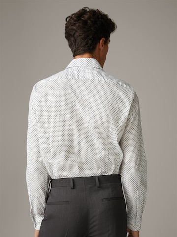 STRELLSON Slim fit Button Up Shirt 'Stan' in White