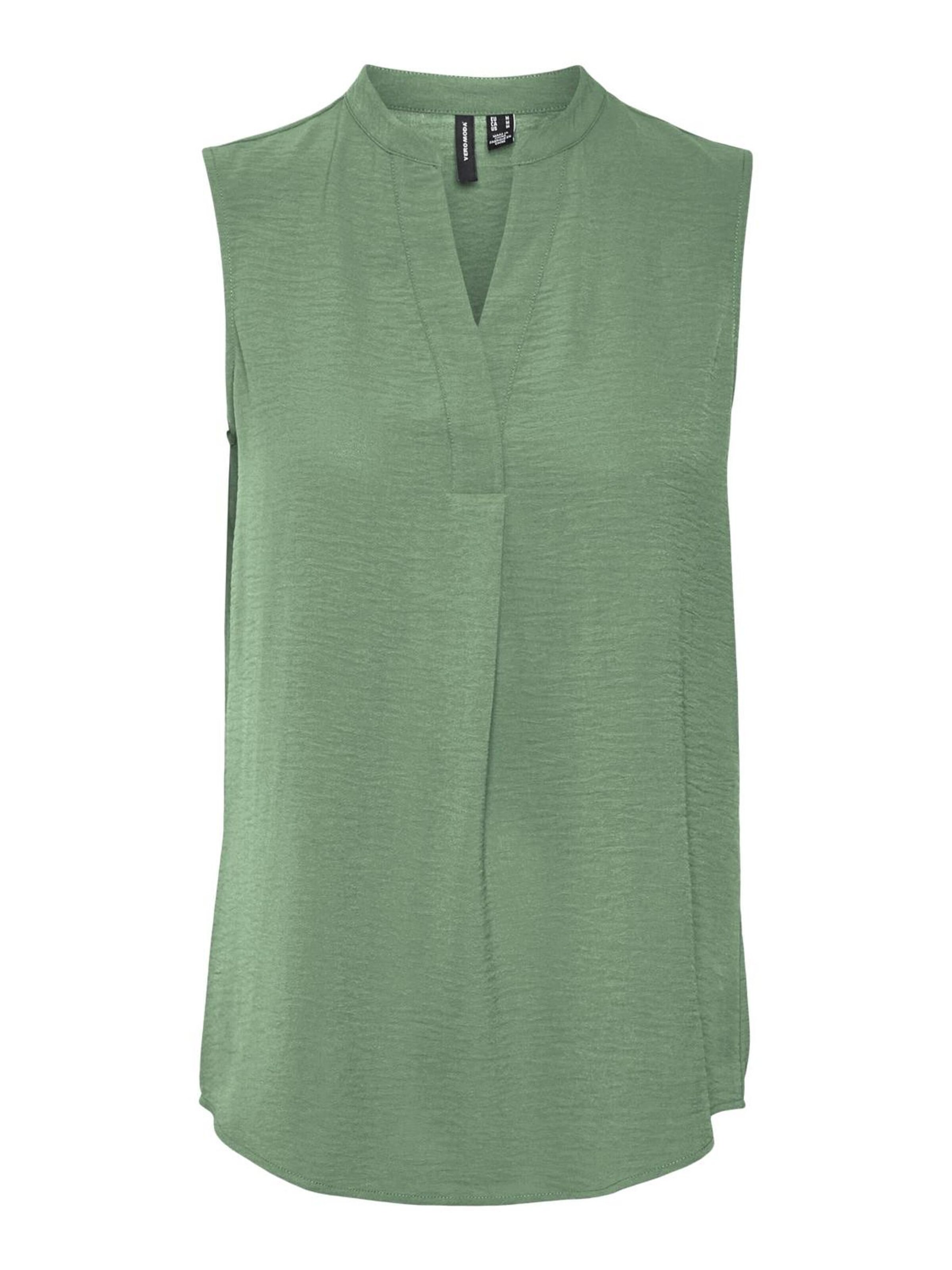 Vero Moda Curve Blouse 'ELVA' in Green: front